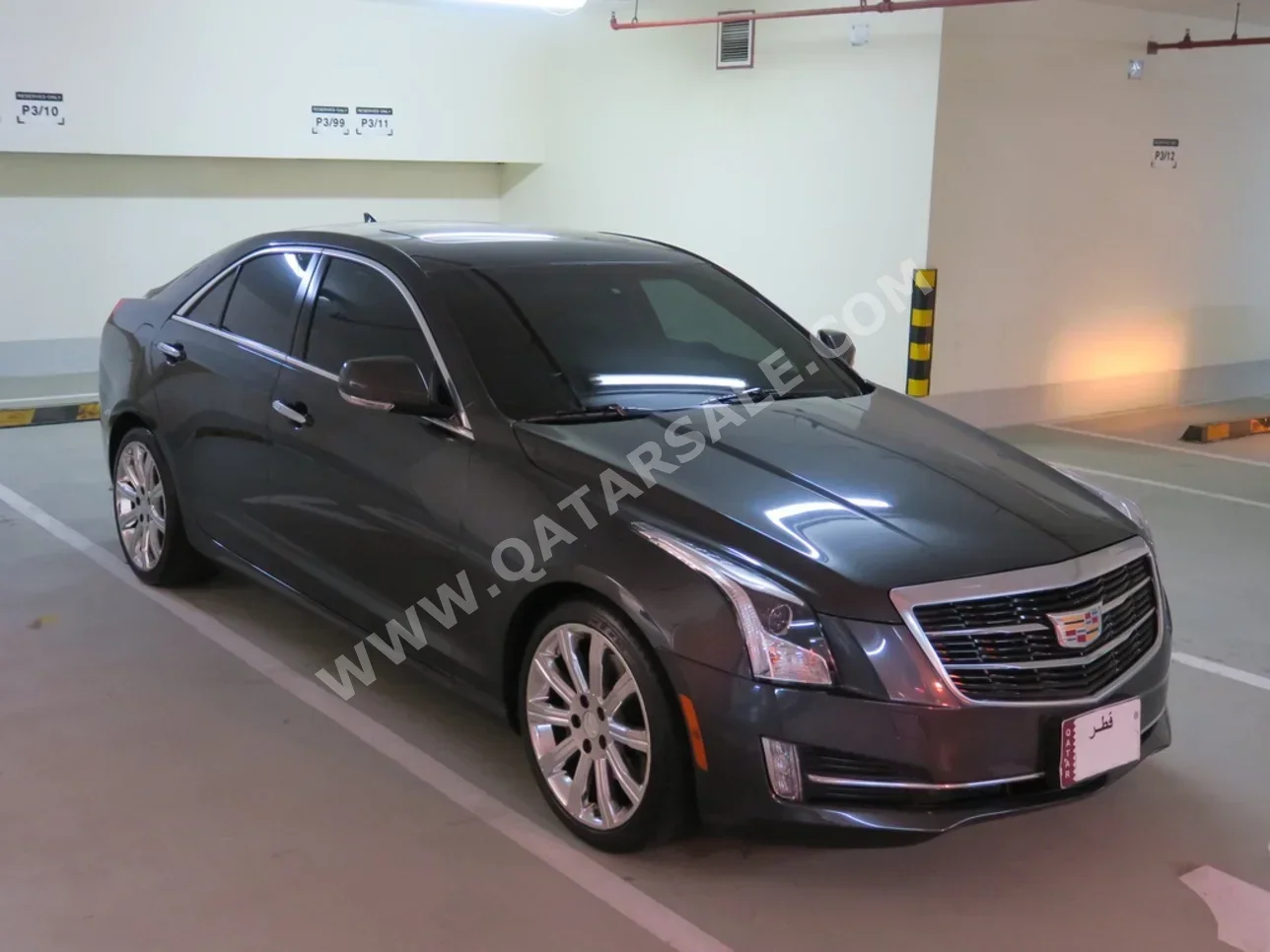 Cadillac  ATS  2017  Automatic  70,000 Km  4 Cylinder  Rear Wheel Drive (RWD)  Sedan  Gray