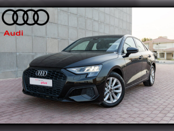 Audi  A3  1.4  2023  Automatic  40,000 Km  4 Cylinder  Front Wheel Drive (FWD)  Sedan  Black  With Warranty
