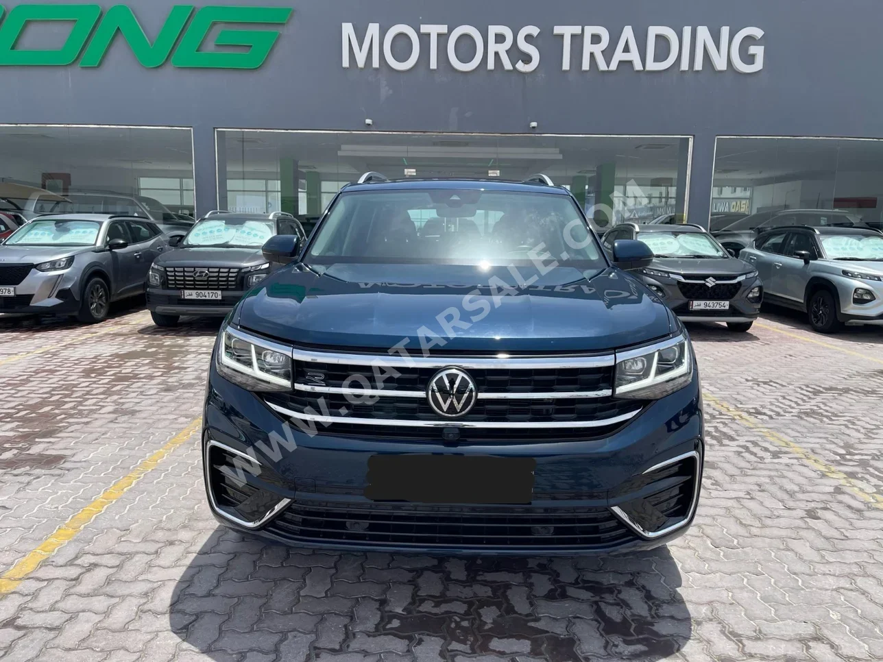 Volkswagen  Teramont  R Line  2022  Automatic  39,000 Km  6 Cylinder  Four Wheel Drive (4WD)  SUV  Blue  With Warranty