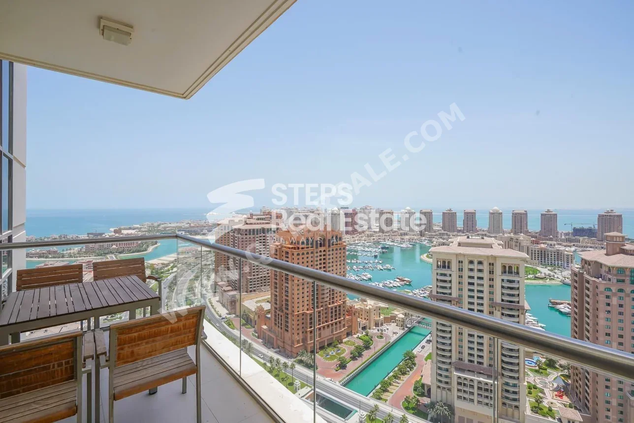 1 Bedrooms  Apartment  in Doha -  The Pearl  Fully Furnished