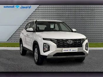 Hyundai  Creta  2024  Automatic  20,355 Km  4 Cylinder  Front Wheel Drive (FWD)  SUV  White  With Warranty