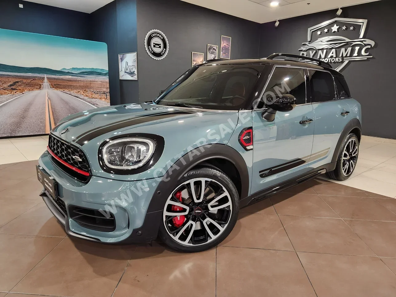 Mini  Cooper  CountryMan JCW  2023  Automatic  41,000 Km  4 Cylinder  All Wheel Drive (AWD)  Hatchback  Gray  With Warranty