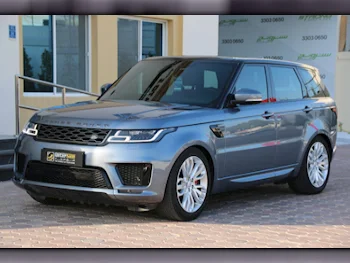 Land Rover  Range Rover  Sport HSE  2019  Automatic  24,000 Km  8 Cylinder  Four Wheel Drive (4WD)  SUV  Blue