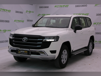 تويوتا  لاند كروزر  جي اكس  2024  اوتوماتيك  55,000 كم  6 سلندر  دفع رباعي  اس يو في  أبيض  تحت الضمان
