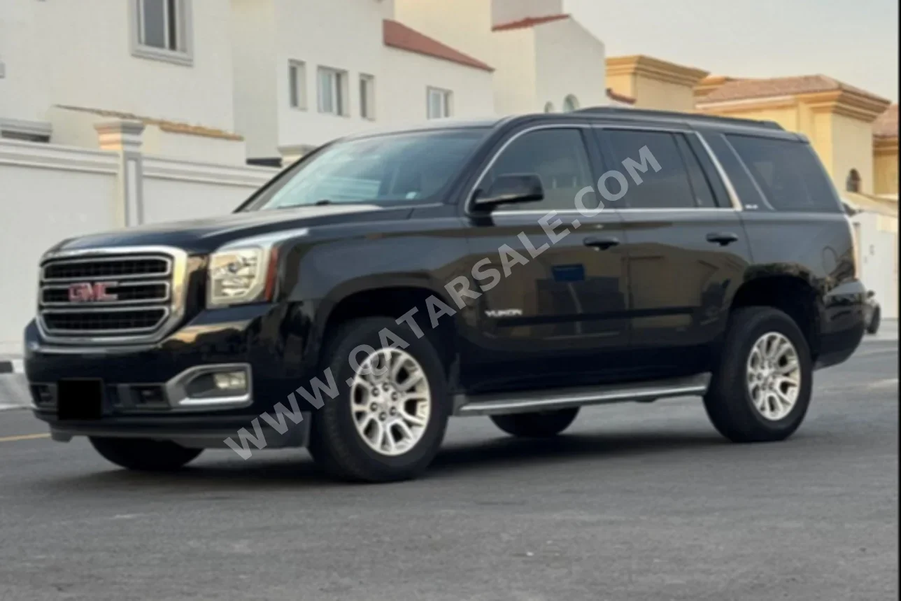 GMC  Yukon  SLE  2015  Automatic  225,000 Km  8 Cylinder  Rear Wheel Drive (RWD)  SUV  Black