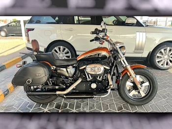 Harley Davidson  SportSter Custom -  2014 - Color Orange & Black