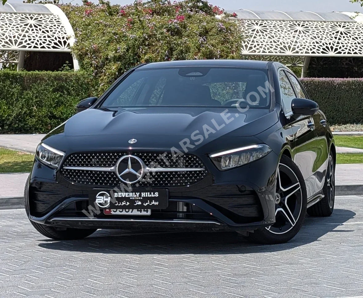 Mercedes-Benz  A-Class  200  2025  Automatic  6,700 Km  4 Cylinder  Rear Wheel Drive (RWD)  Hatchback  Black  With Warranty