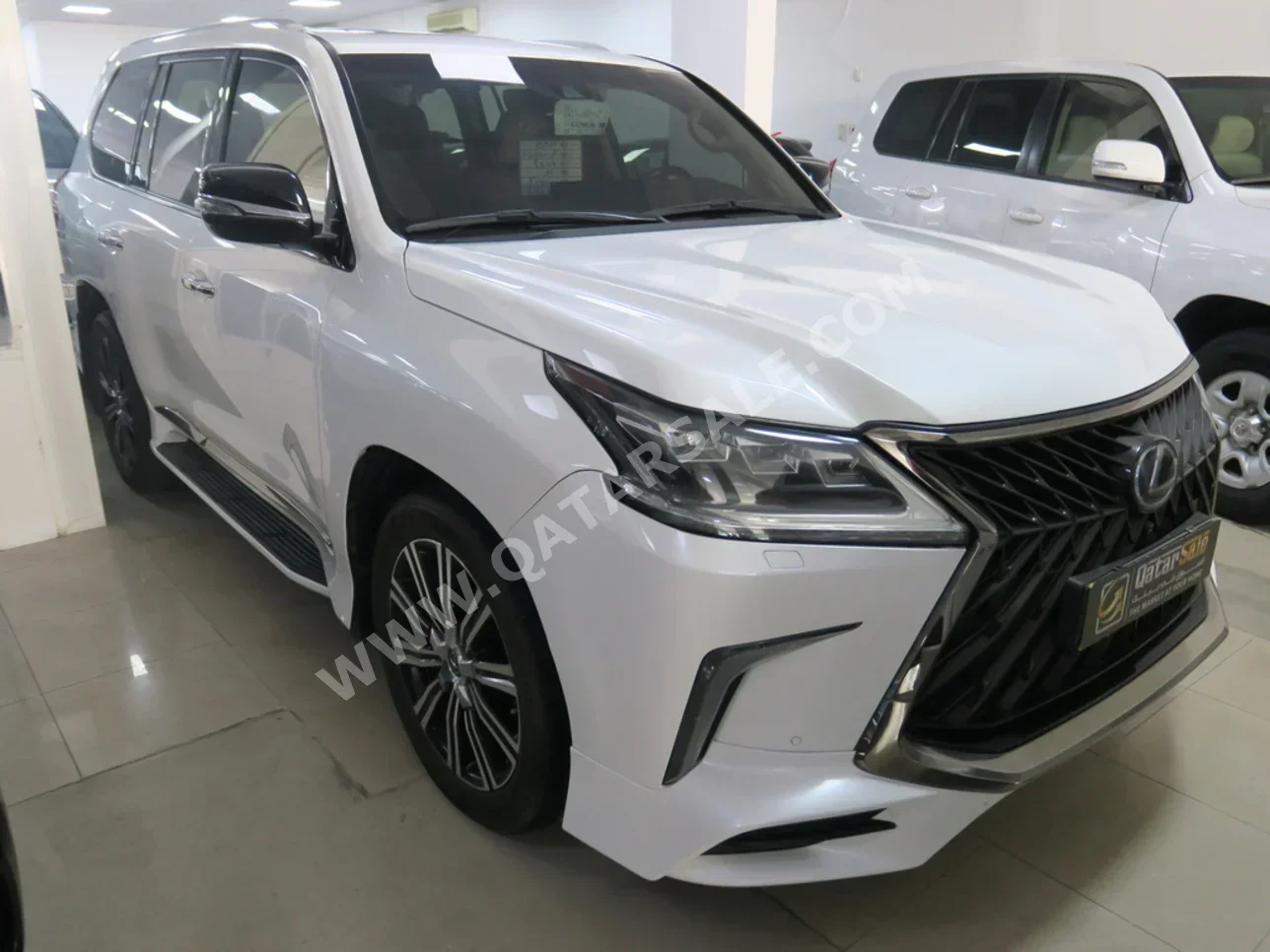 Lexus  LX  570 S Black Edition  2019  Automatic  172,000 Km  8 Cylinder  Four Wheel Drive (4WD)  SUV  White