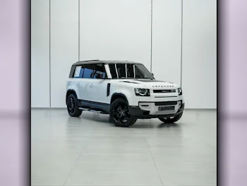 Land Rover  Defender  110 HSE  2023  Automatic  29,195 Km  6 Cylinder  Four Wheel Drive (4WD)  SUV  White  With Warranty