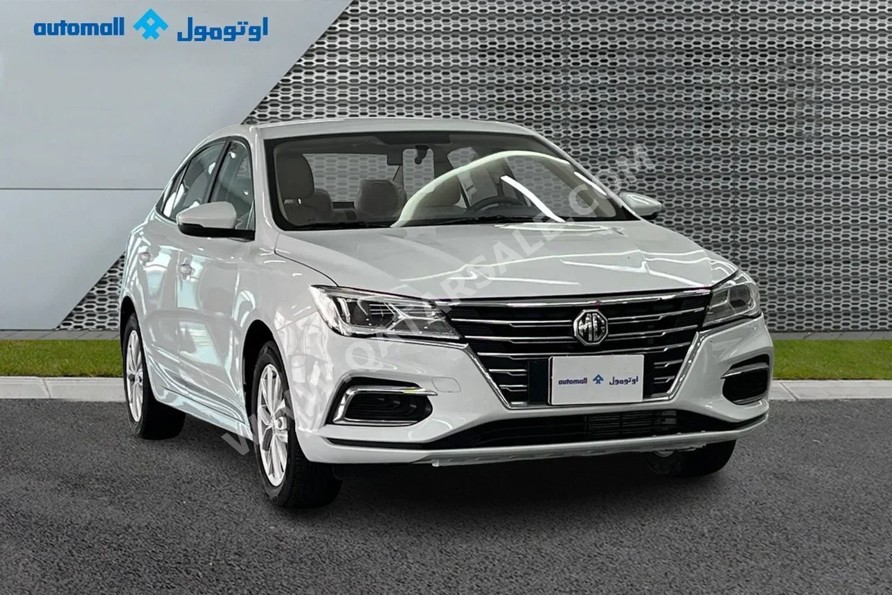 MG  5  2021  Automatic  48,600 Km  4 Cylinder  Front Wheel Drive (FWD)  Sedan  White