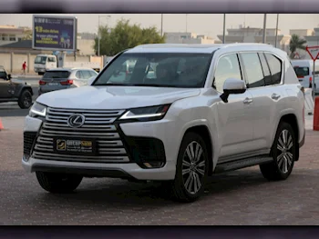 Lexus  LX  600 Luxury  2022  Automatic  74,000 Km  6 Cylinder  Four Wheel Drive (4WD)  SUV  White  With Warranty