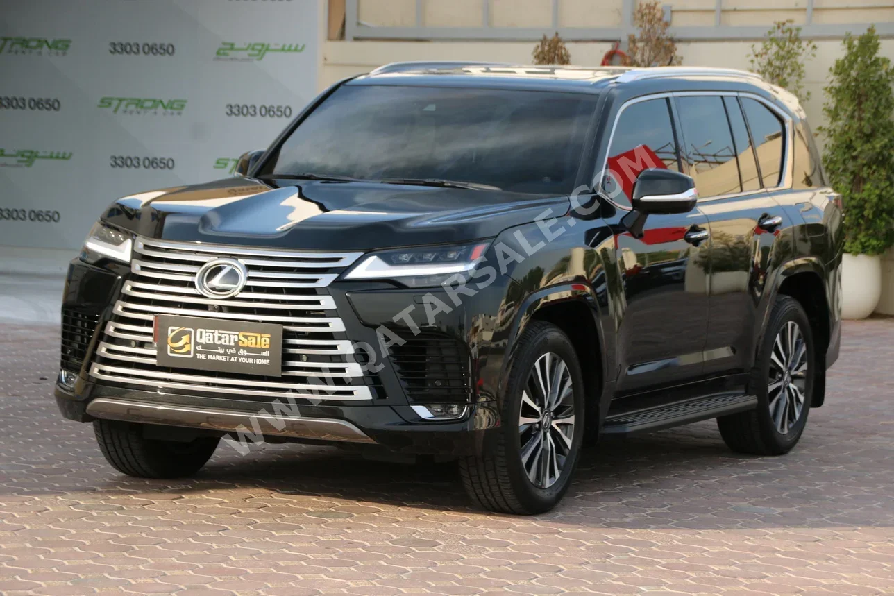 Lexus  LX  600 Luxury  2024  Automatic  21,000 Km  6 Cylinder  Four Wheel Drive (4WD)  SUV  Black  With Warranty