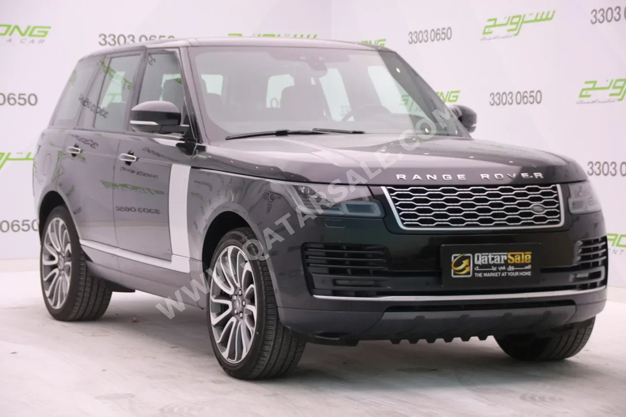 Land Rover  Range Rover  Vogue  2019  Automatic  157,000 Km  8 Cylinder  Four Wheel Drive (4WD)  SUV  Black  With Warranty