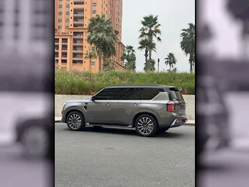 Nissan  Patrol  Platinum turbo  2025  Automatic  5,000 Km  6 Cylinder  Four Wheel Drive (4WD)  SUV  Dark Gray  With Warranty