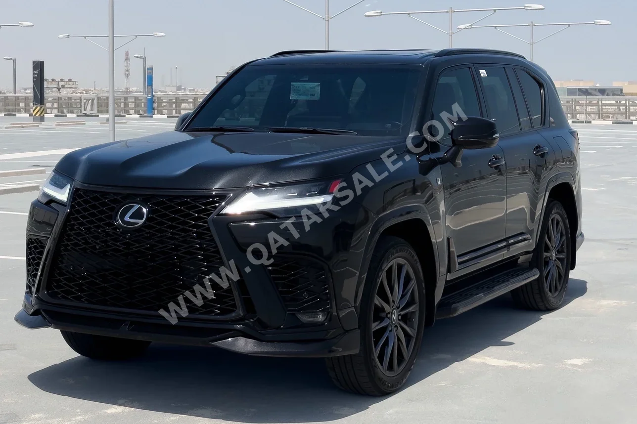 Lexus  LX  600 F Sport  2022  Automatic  77,000 Km  6 Cylinder  Four Wheel Drive (4WD)  SUV  Black