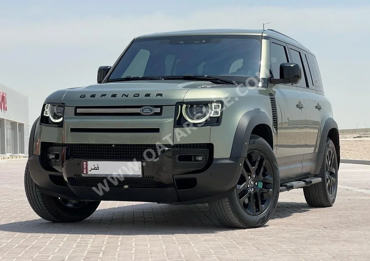 Land Rover  Defender  110 SE  2021  Automatic  89,000 Km  6 Cylinder  Four Wheel Drive (4WD)  SUV  Light Green