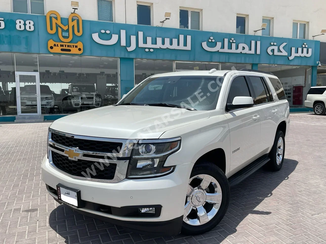 Chevrolet  Tahoe  LT  2015  Automatic  187,000 Km  8 Cylinder  Four Wheel Drive (4WD)  SUV  White