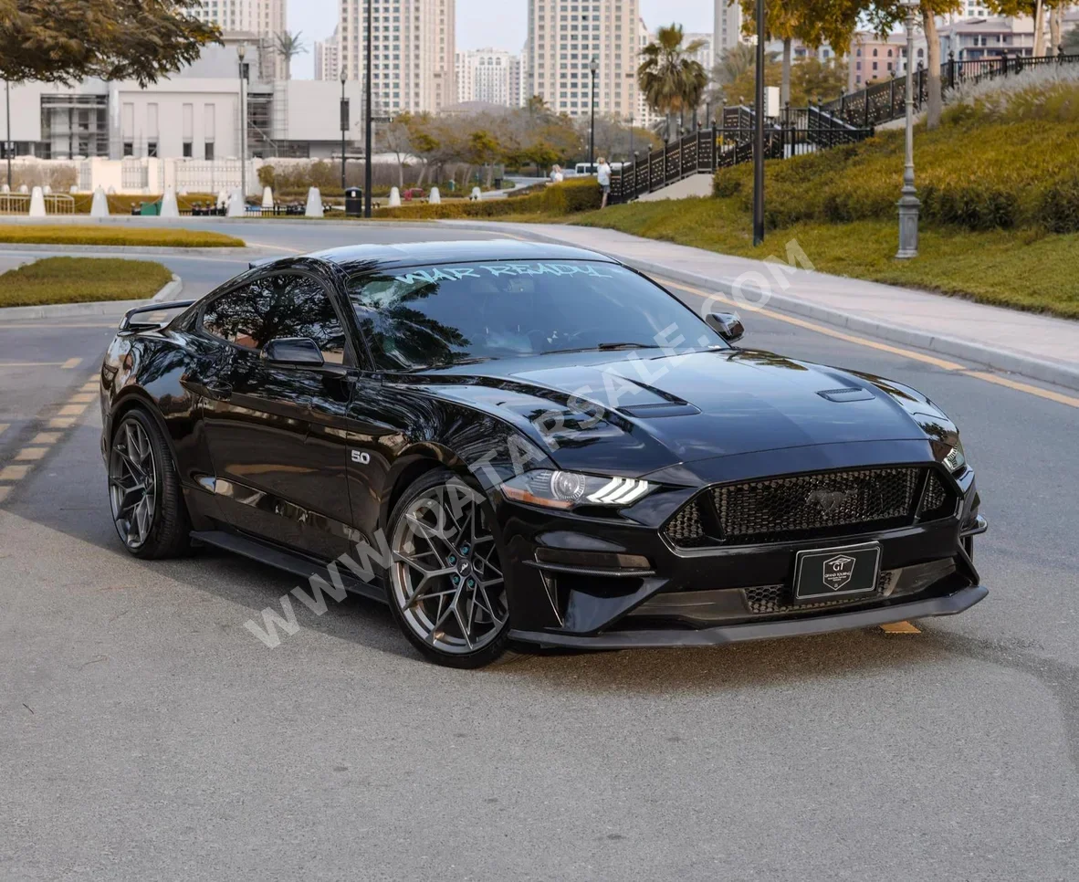 Ford  Mustang  GT  2020  Manual  65,000 Km  8 Cylinder  Rear Wheel Drive (RWD)  Coupe / Sport  Black
