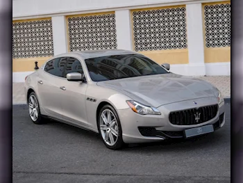 Maserati  Quattroporte  GTS  2016  Automatic  110,000 Km  8 Cylinder  Rear Wheel Drive (RWD)  Sedan  Silver