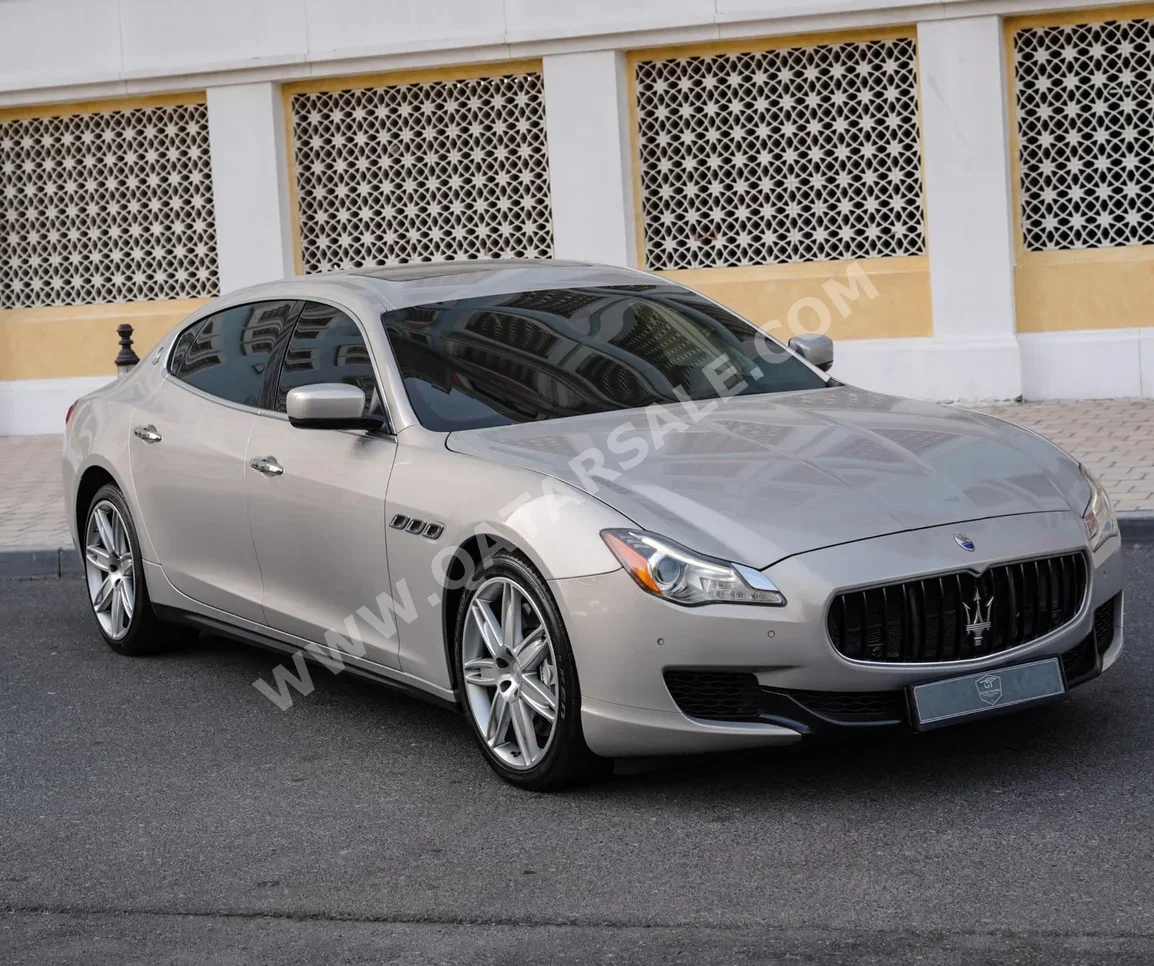 Maserati  Quattroporte  GTS  2016  Automatic  110,000 Km  8 Cylinder  Rear Wheel Drive (RWD)  Sedan  Silver