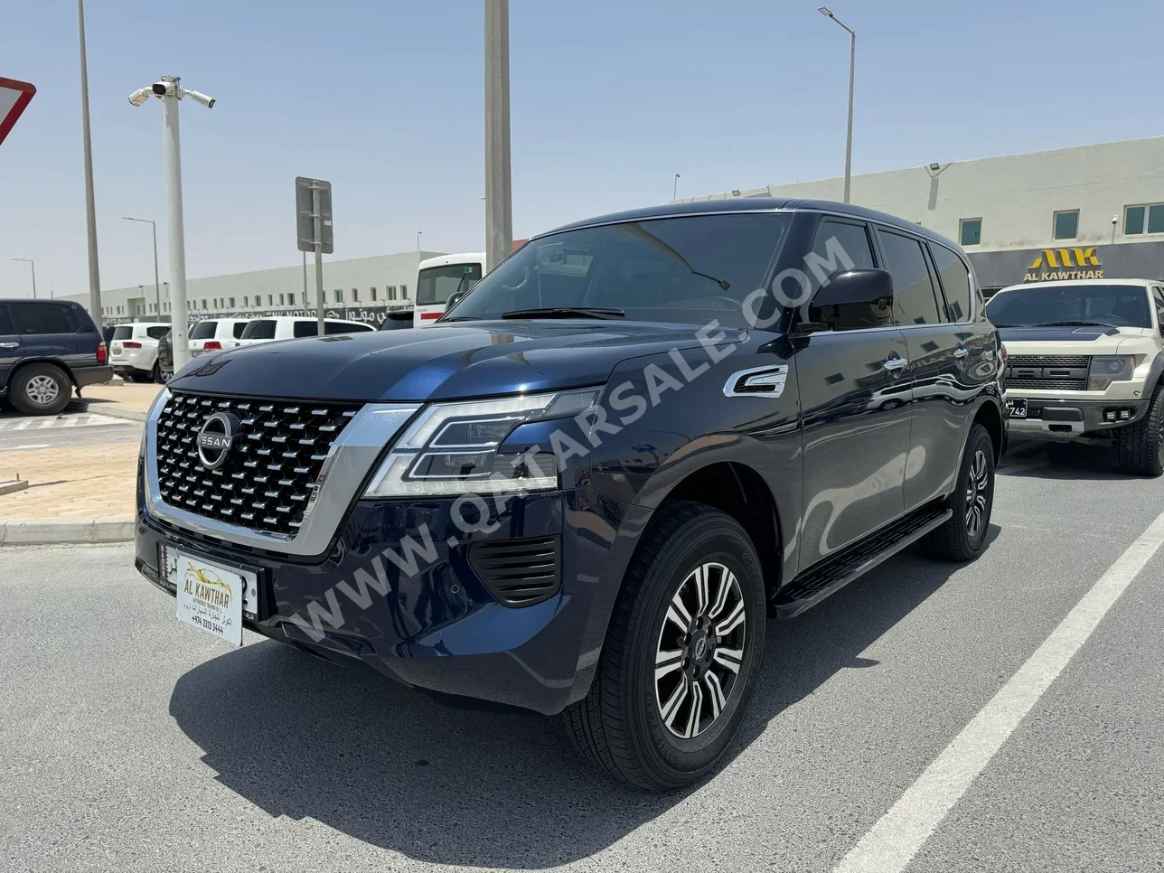 Nissan  Patrol  XE  2023  Automatic  34,000 Km  6 Cylinder  Four Wheel Drive (4WD)  SUV  Dark Blue  With Warranty
