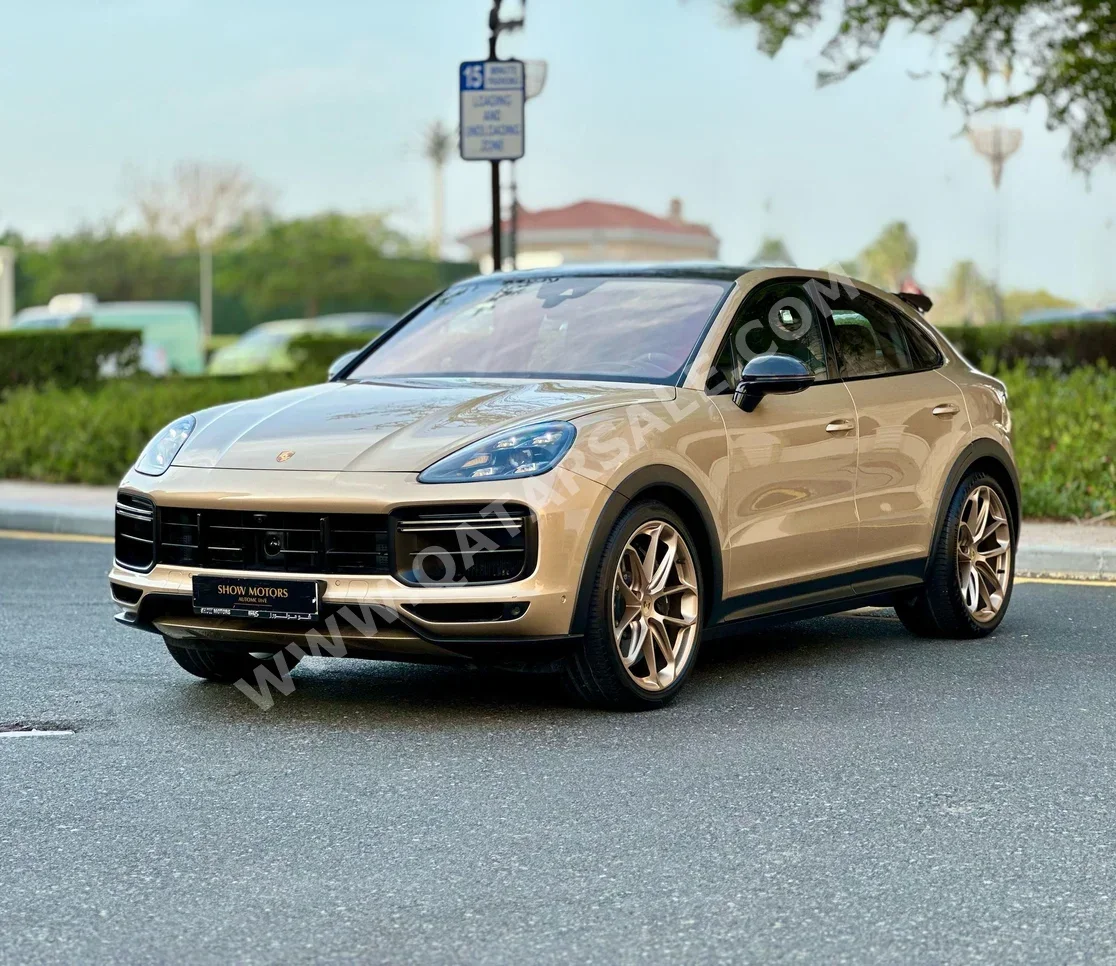 Porsche  Cayenne  Turbo GT  2022  Automatic  91,000 Km  6 Cylinder  Four Wheel Drive (4WD)  SUV  Gold  With Warranty