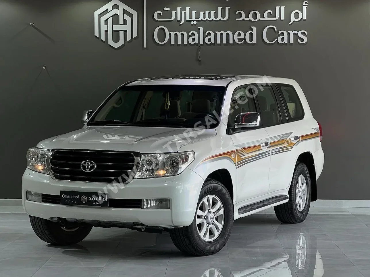 تويوتا  لاند كروزر  جي اكس ار  2009  اوتوماتيك  325,000 كم  8 سلندر  دفع رباعي  اس يو في  أبيض