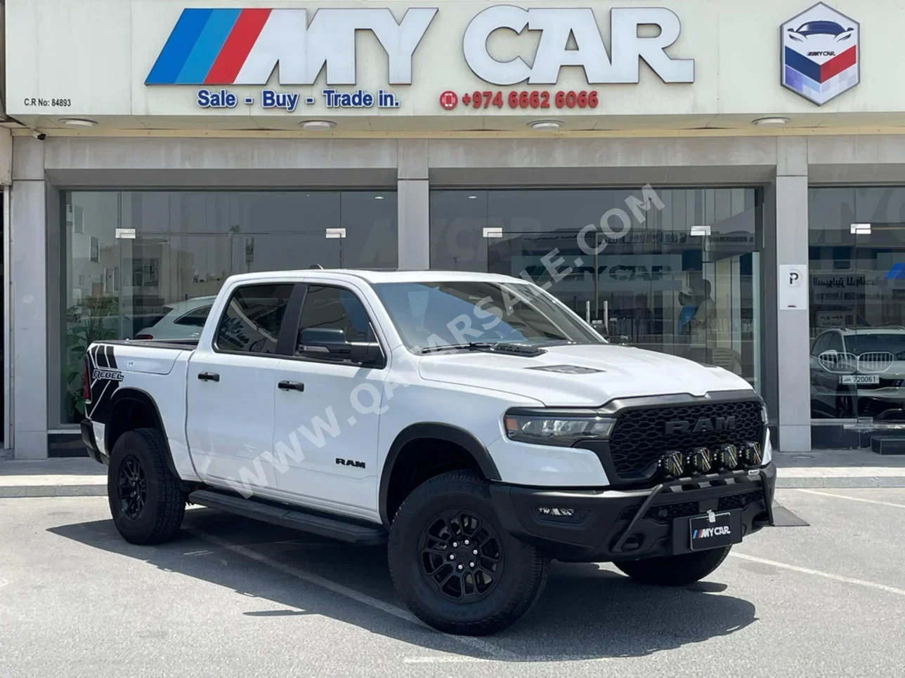 Dodge  Ram  Rebel  2025  Automatic  8,000 Km  8 Cylinder  Four Wheel Drive (4WD)  Pick Up  White  With Warranty