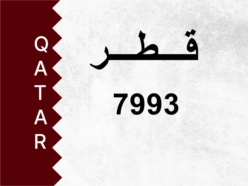 Private Plate  7993  Special Number