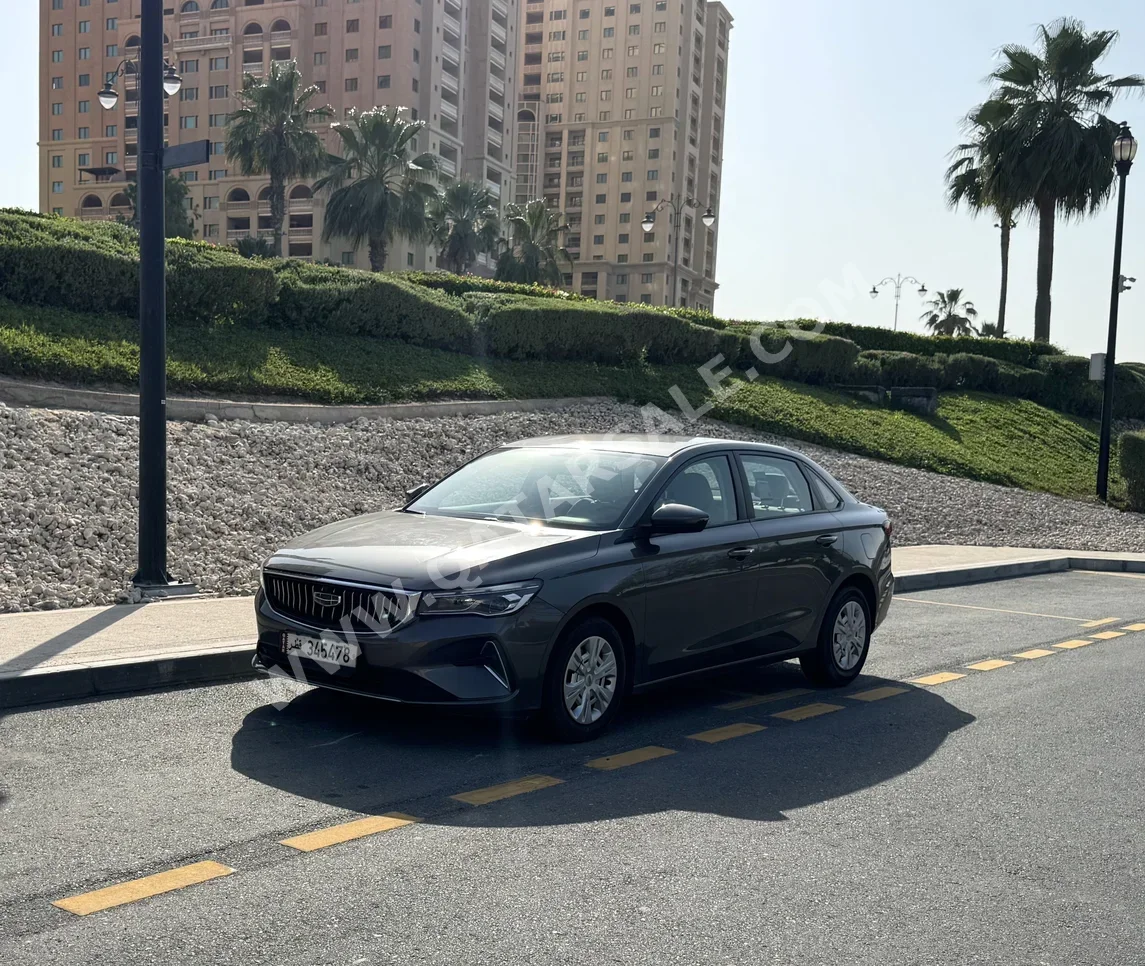 Geely  Emgrand  2024  Automatic  42,500 Km  4 Cylinder  Front Wheel Drive (FWD)  Sedan  Gray