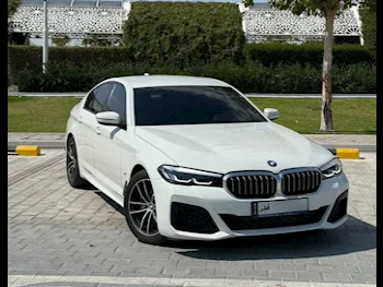 BMW  5-Series  520i M  2021  Automatic  38,000 Km  4 Cylinder  Rear Wheel Drive (RWD)  Sedan  White  With Warranty