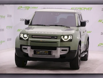 Land Rover  Defender  110 HSE  2023  Automatic  92,000 Km  6 Cylinder  Four Wheel Drive (4WD)  SUV  Green  With Warranty