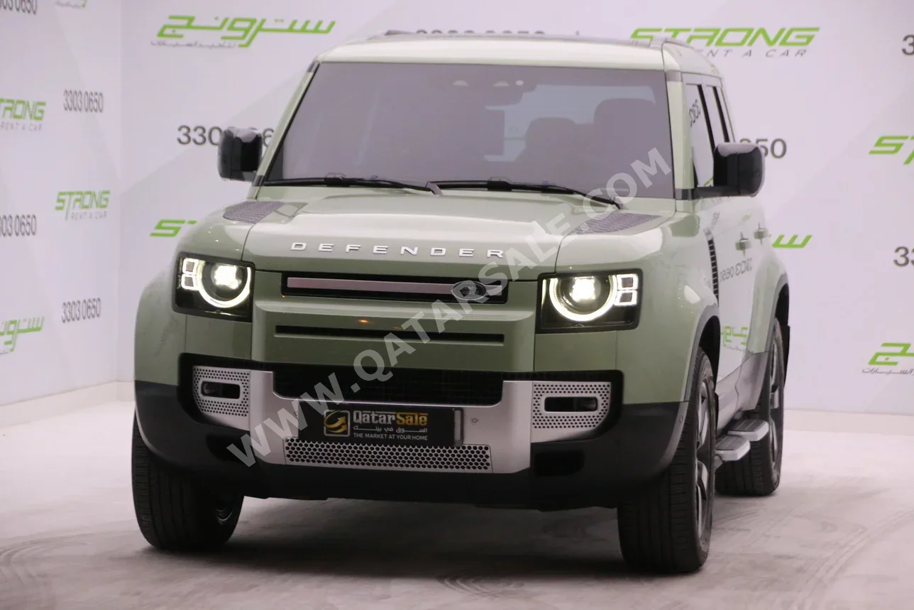 Land Rover  Defender  110 HSE  2023  Automatic  92,000 Km  6 Cylinder  Four Wheel Drive (4WD)  SUV  Green  With Warranty