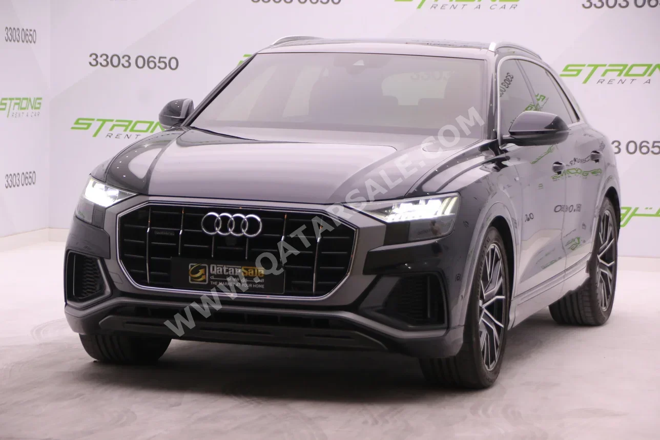 Audi  Q8  S-Line  2019  Automatic  65,000 Km  8 Cylinder  Four Wheel Drive (4WD)  SUV  Black