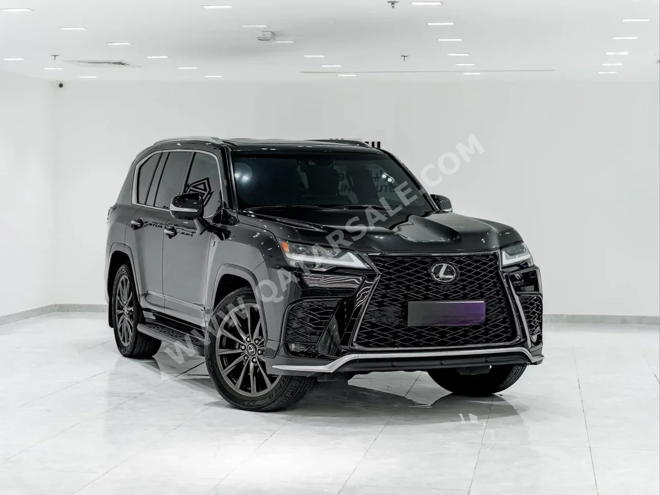 Lexus  LX  600 F Sport  2022  Automatic  94,000 Km  6 Cylinder  Four Wheel Drive (4WD)  SUV  Black  With Warranty