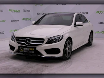 Mercedes-Benz  C-Class  200  2015  Automatic  96,000 Km  4 Cylinder  Rear Wheel Drive (RWD)  Sedan  Pearl