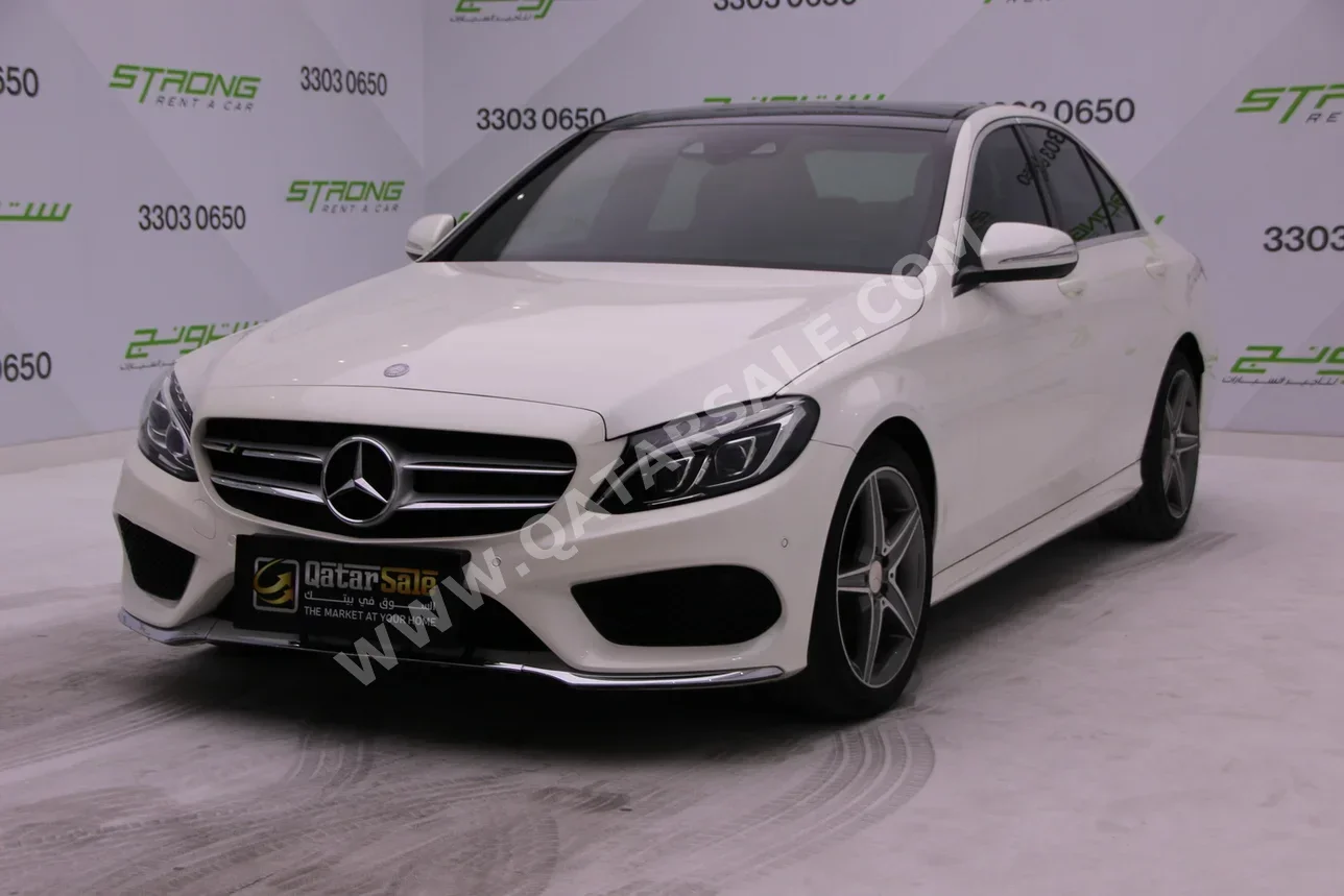 Mercedes-Benz  C-Class  200  2015  Automatic  96,000 Km  4 Cylinder  Rear Wheel Drive (RWD)  Sedan  Pearl