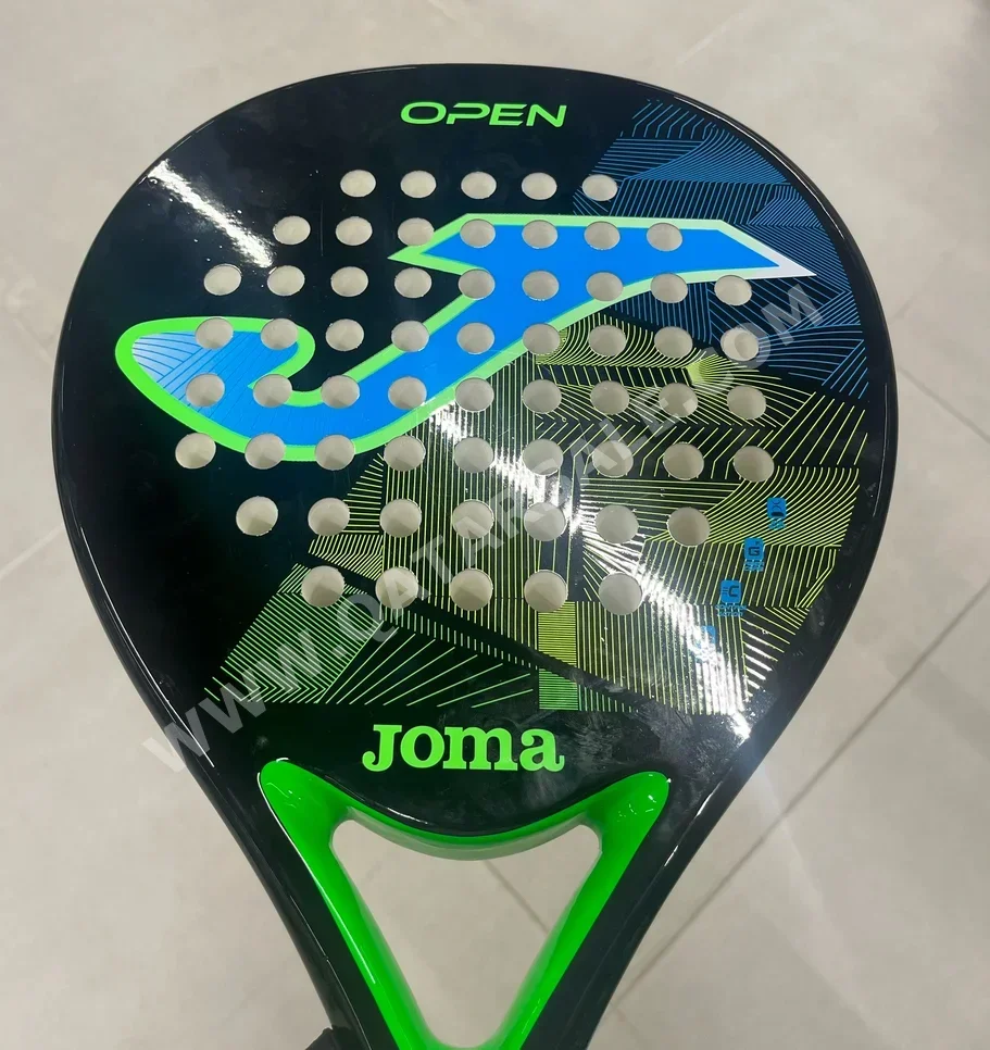 Tennis/Paddle Rackets Green - Black  For Adults  For Intermediate