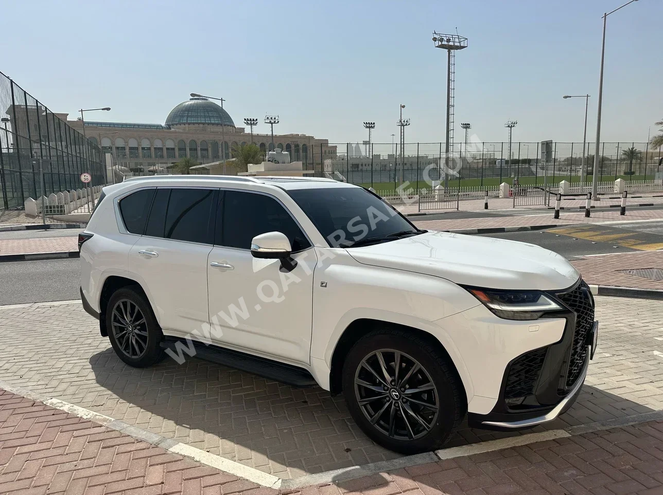 Lexus  LX  600 F Sport  2022  Automatic  90,000 Km  6 Cylinder  Four Wheel Drive (4WD)  SUV  White  With Warranty
