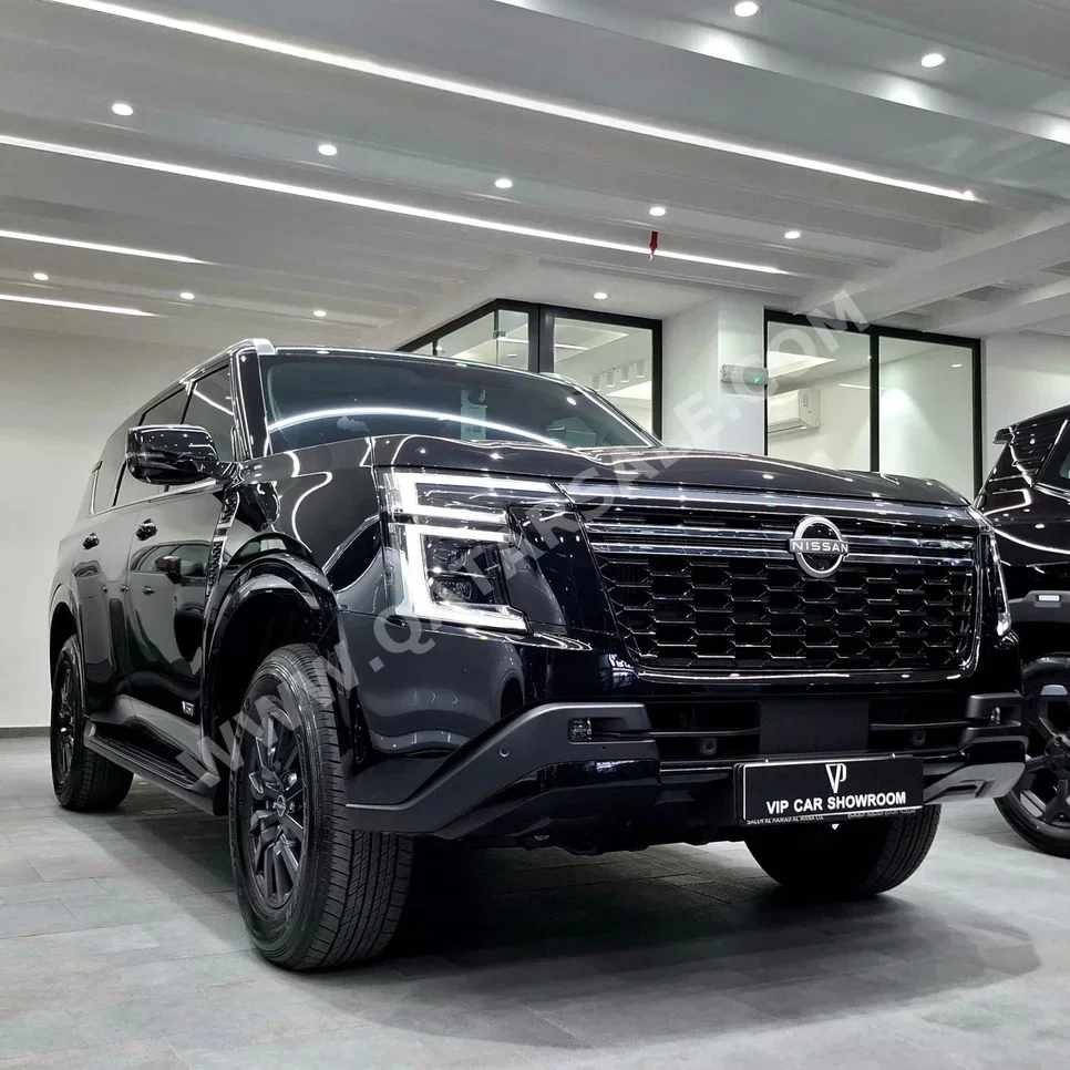 Nissan  Patrol  LE Turbo  2025  Automatic  11,000 Km  6 Cylinder  Four Wheel Drive (4WD)  SUV  Black  With Warranty