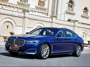BMW  7-Series  730 Li  2021  Automatic  69,000 Km  6 Cylinder  Rear Wheel Drive (RWD)  Sedan  Blue