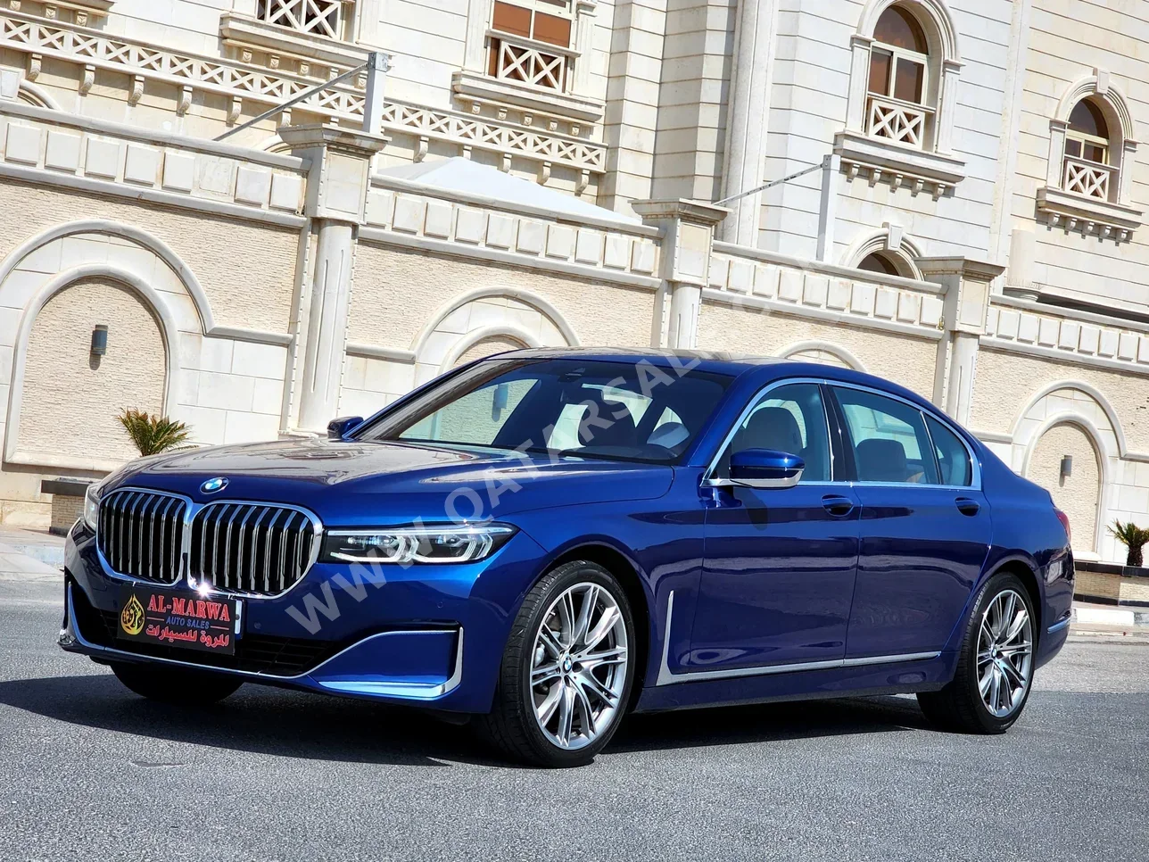 BMW  7-Series  730 Li  2021  Automatic  69,000 Km  6 Cylinder  Rear Wheel Drive (RWD)  Sedan  Blue