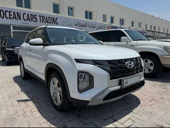 Hyundai  Creta  2024  Automatic  28,000 Km  4 Cylinder  Front Wheel Drive (FWD)  SUV  White  With Warranty