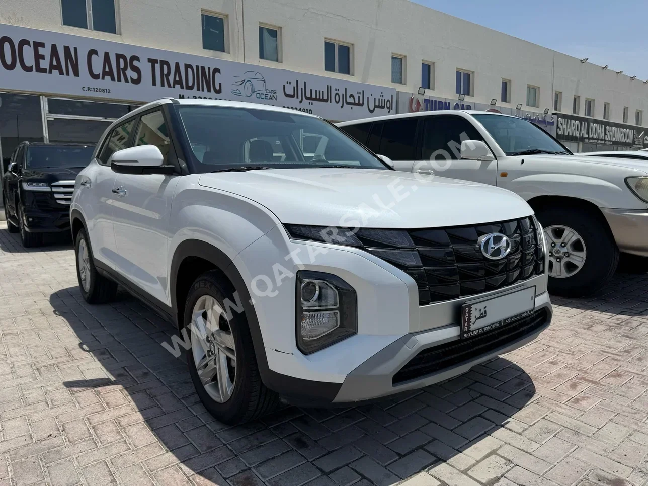 Hyundai  Creta  2024  Automatic  28,000 Km  4 Cylinder  Front Wheel Drive (FWD)  SUV  White  With Warranty