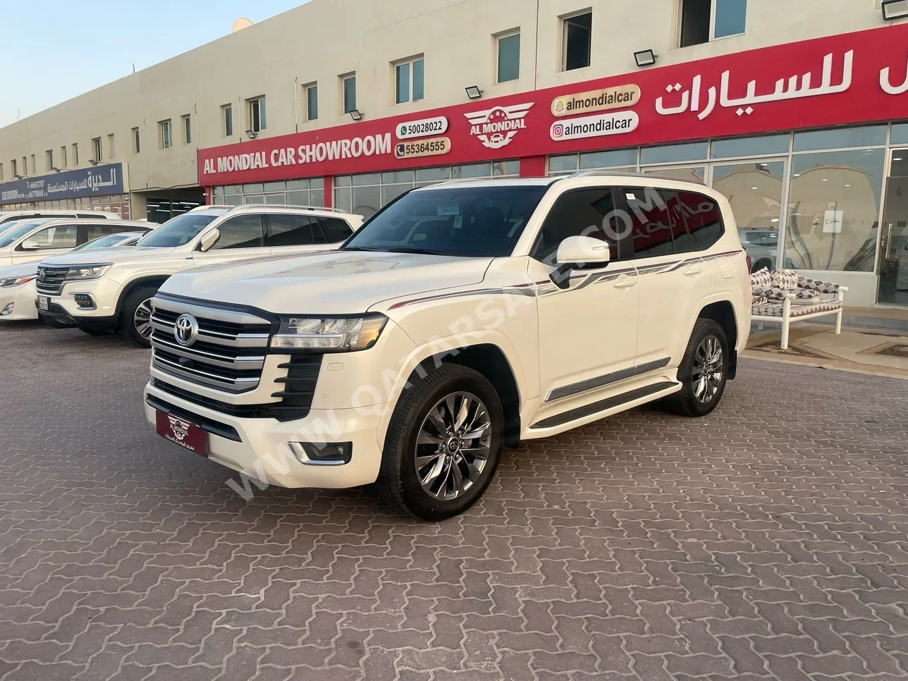 Toyota  Land Cruiser  GXR Twin Turbo  2023  Automatic  74,000 Km  6 Cylinder  Four Wheel Drive (4WD)  SUV  White  With Warranty