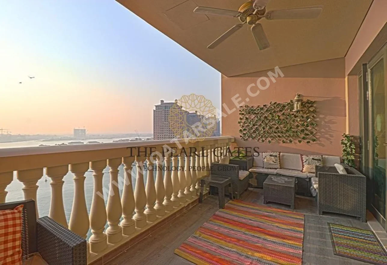 2 غرف نوم  شقة  في الدوحة -  اللؤلؤة  مفروشة بالكامل