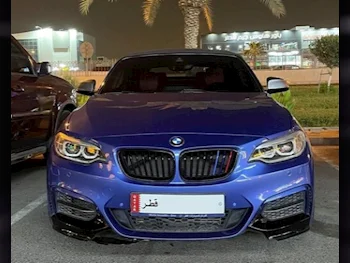 بي ام دبليو  الفئة - الثانيه  235i  2016  تبترونك  59,000 كم  6 سلندر  دفع خلفي  كشف  أزرق غامق