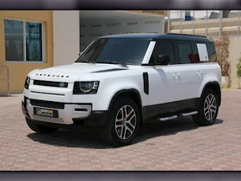 Land Rover  Defender  110 HSE  2022  Automatic  106,000 Km  6 Cylinder  Four Wheel Drive (4WD)  SUV  White  With Warranty