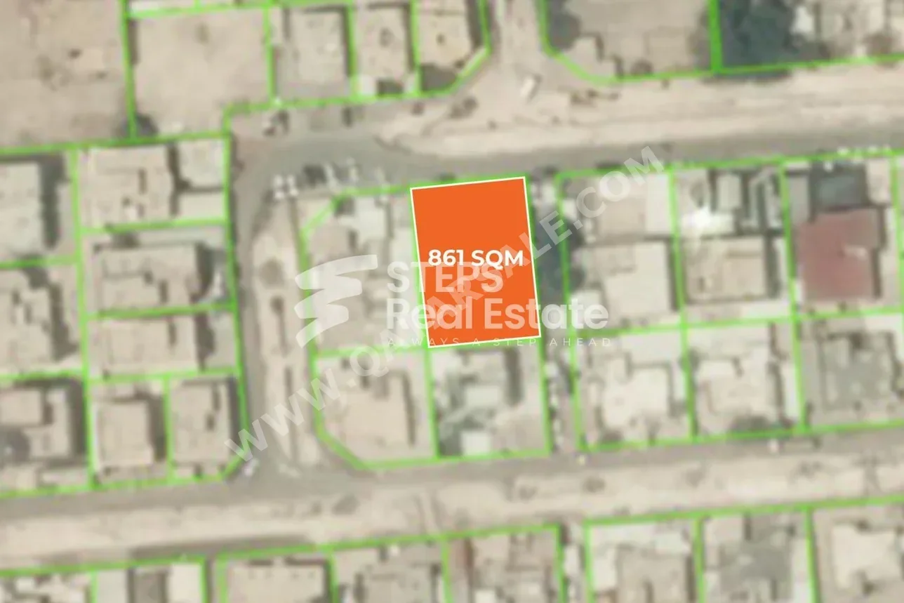 Lands For Sale in Umm Salal  - Al Kharaitiyat  -Area Size 861 Square Meter