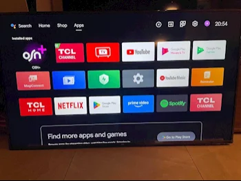 Television (TV) TCL  - 55 Inch  - 4K or UHD  - Smart TV